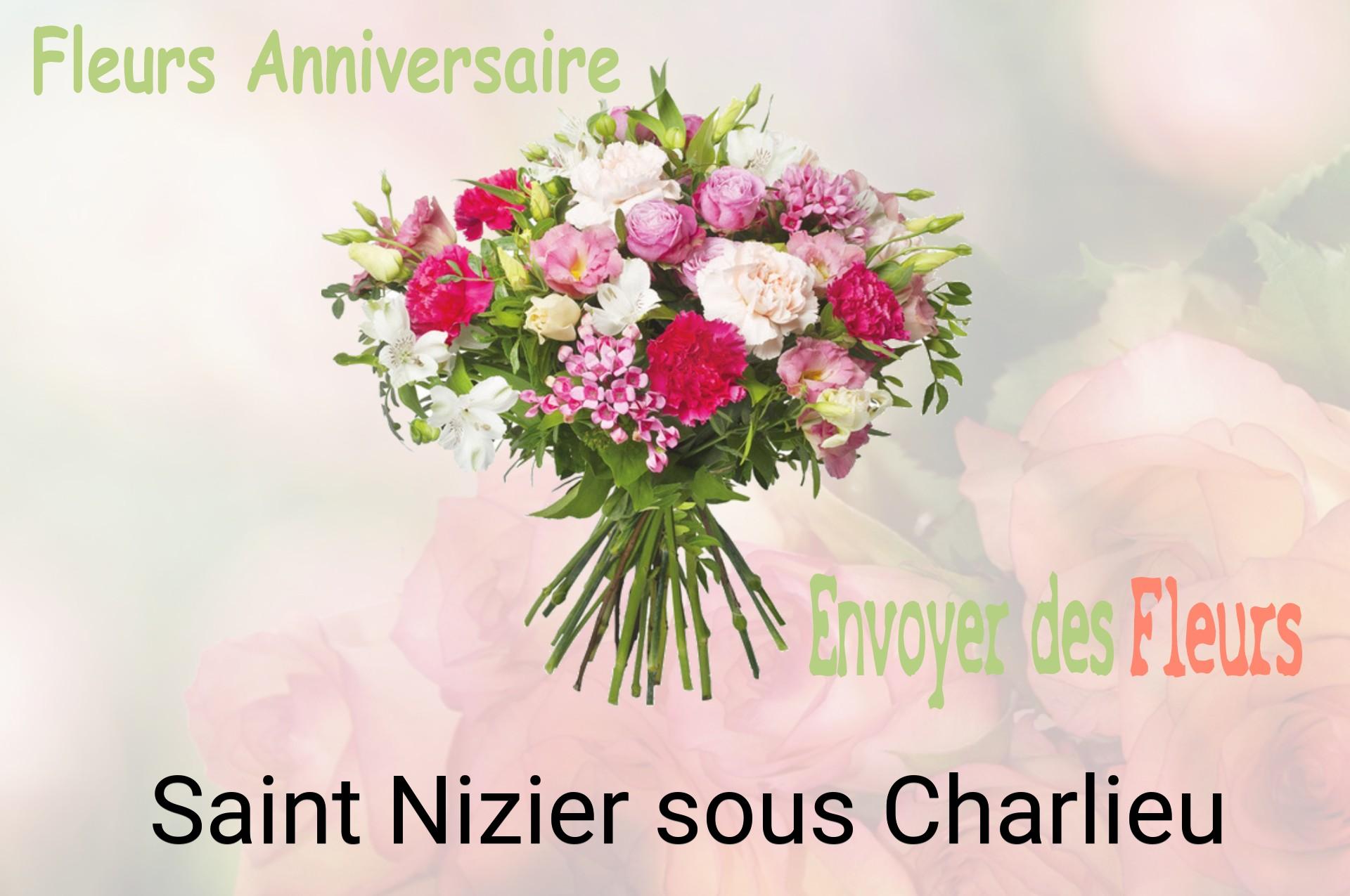 Bouquet de fleurs d’anniversaire livré à Saint-Nizier-sous-Charlieu