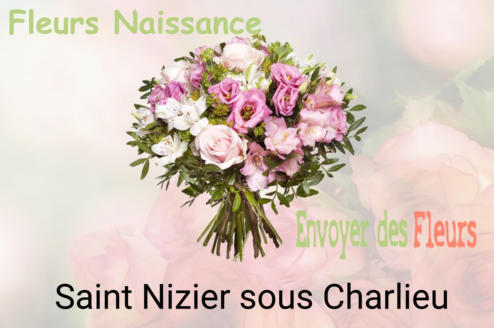 Bouquet de fleurs de naissance livré à Saint-Nizier-sous-Charlieu