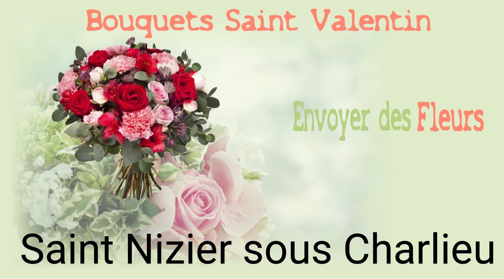 Roses de Saint-Valentin livrées à Saint-Nizier-sous-Charlieu